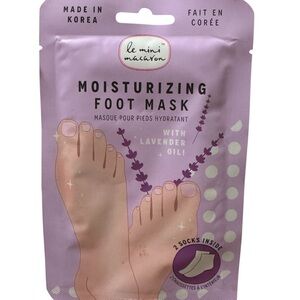 Le Mini Macaron Lavender Moisturizing Foot Mask - Lavender Purple